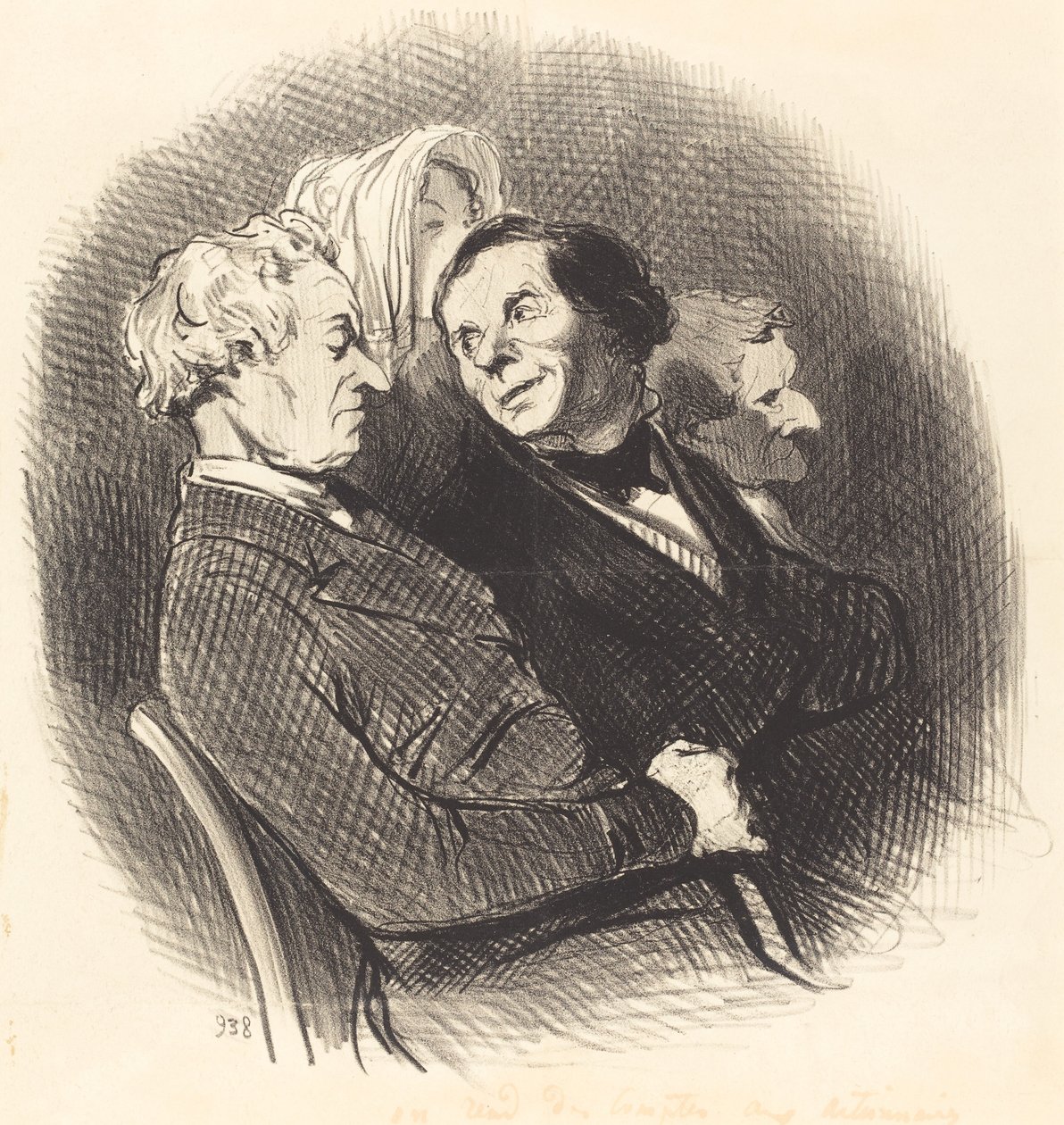 Vi rapporterer til aktionærerne af Honoré Daumier