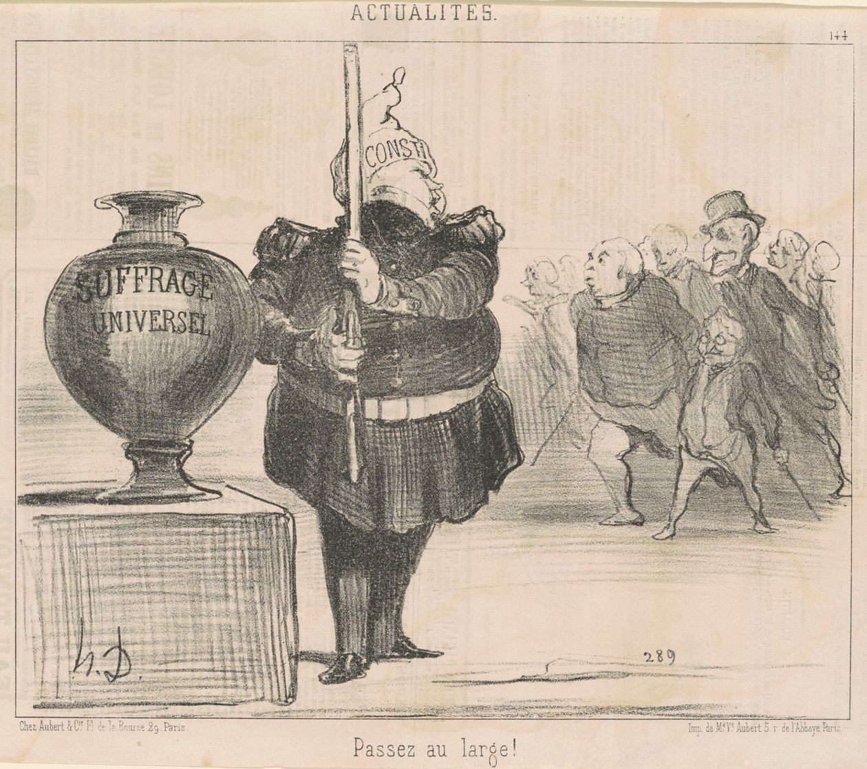 Gå bredt ud! af Honoré Daumier