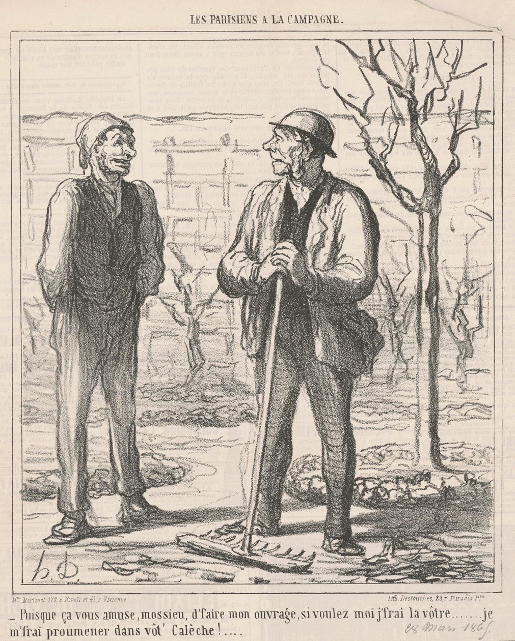 Tror det morer dig... af Honoré Daumier