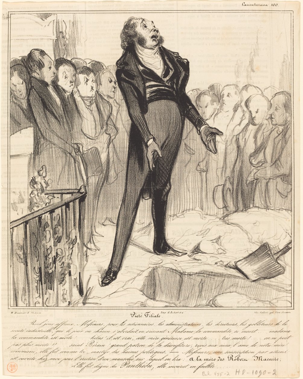 Sønlig fromhed af Honoré Daumier