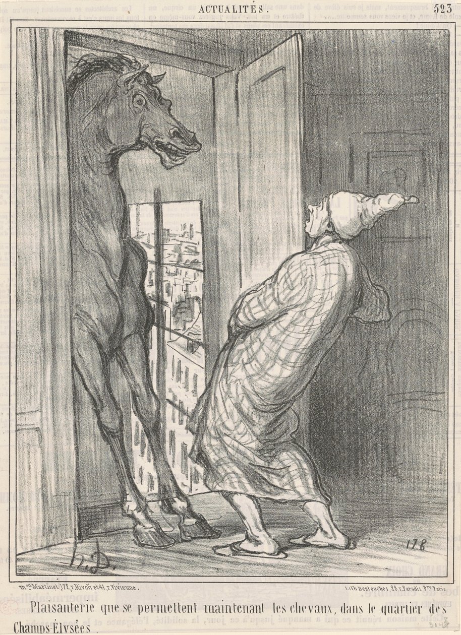 Joke, der tillader hinanden... af Honoré Daumier