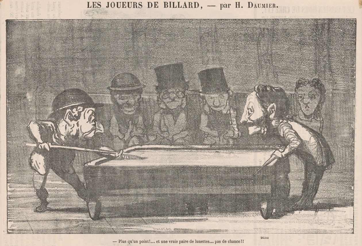 Mere end ét point! ... Ingen chance!! af Honoré Daumier