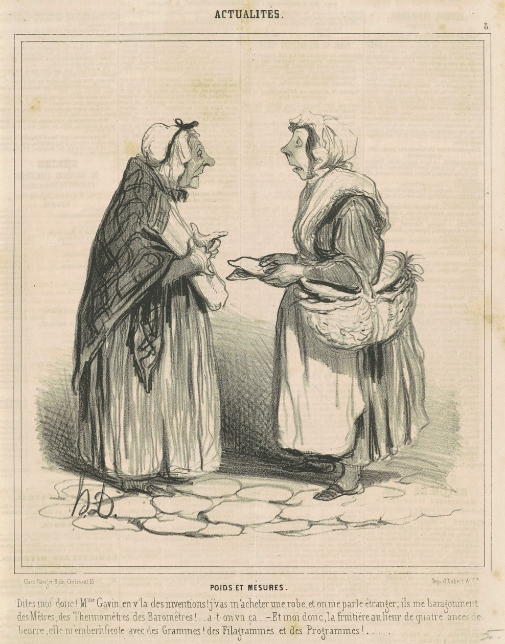 Vægte og mål af Honoré Daumier