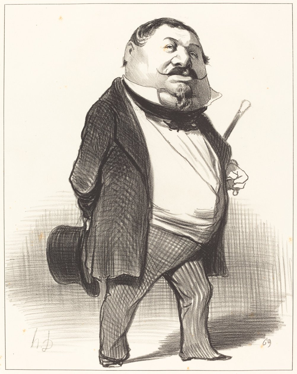 Prins Lucien Murat af Honoré Daumier