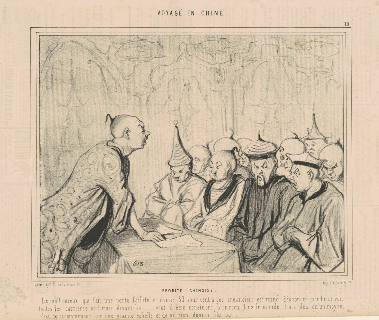 kinesisk hæderlighed af Honoré Daumier