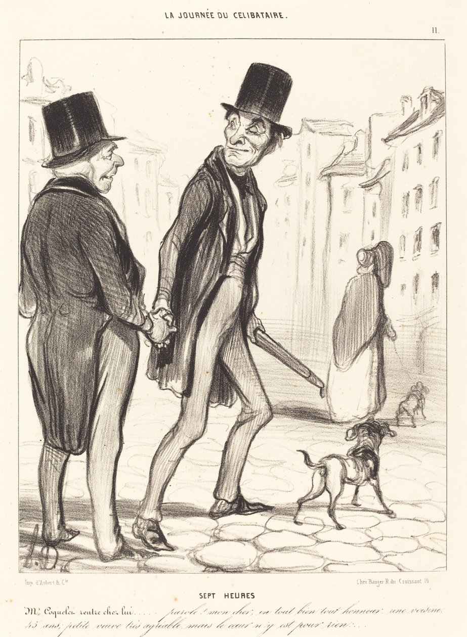 Syv timer af Honoré Daumier