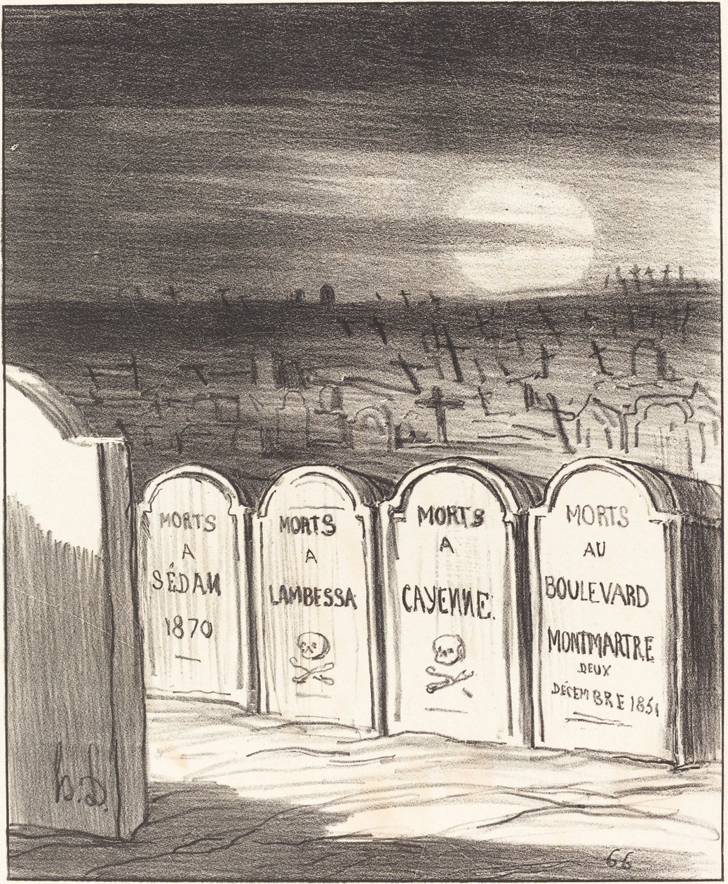 Firkantet Napoleon af Honoré Daumier