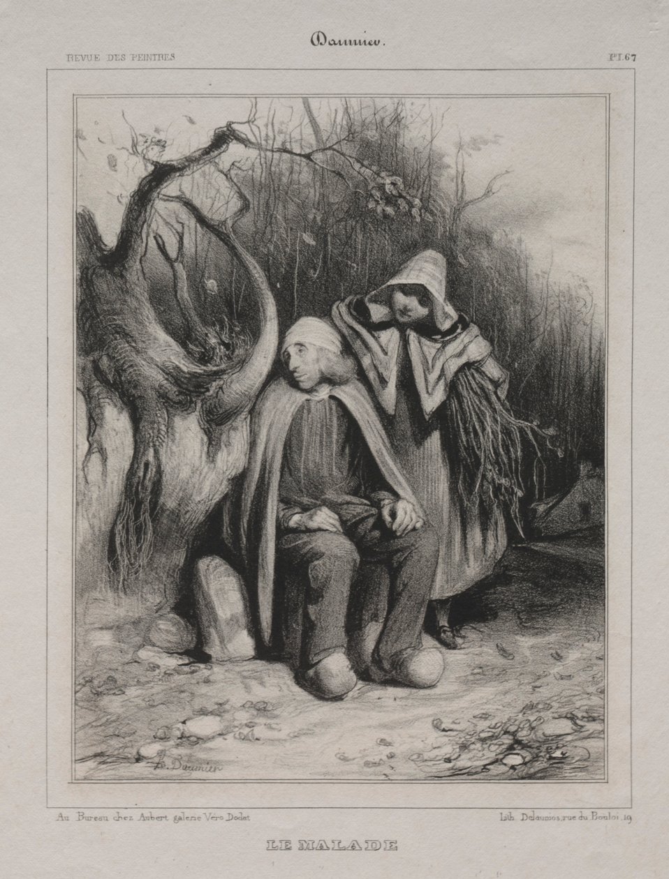 Den ugyldige, 1835. af Honoré Daumier