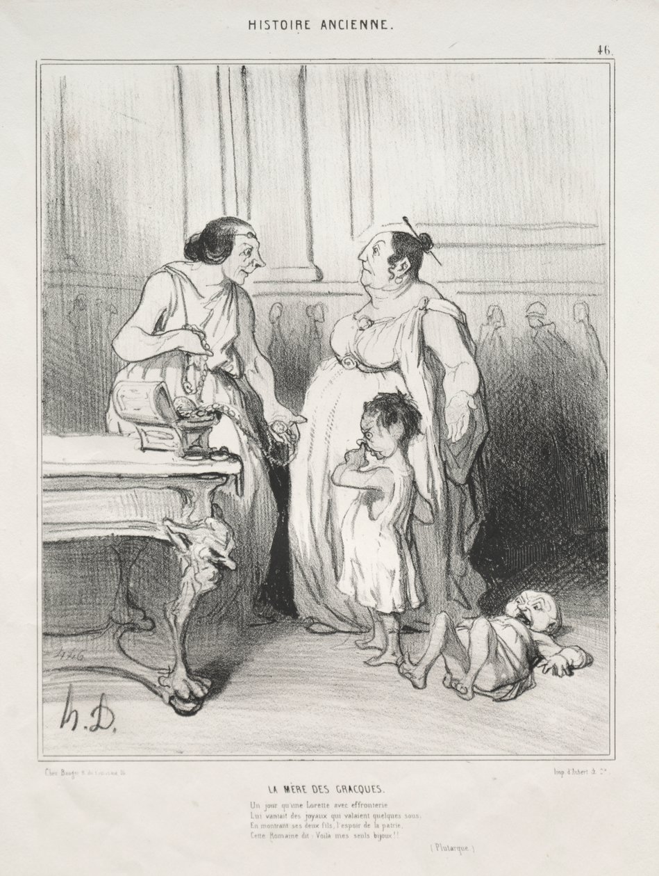 Gracchiernes mor af Honoré Daumier