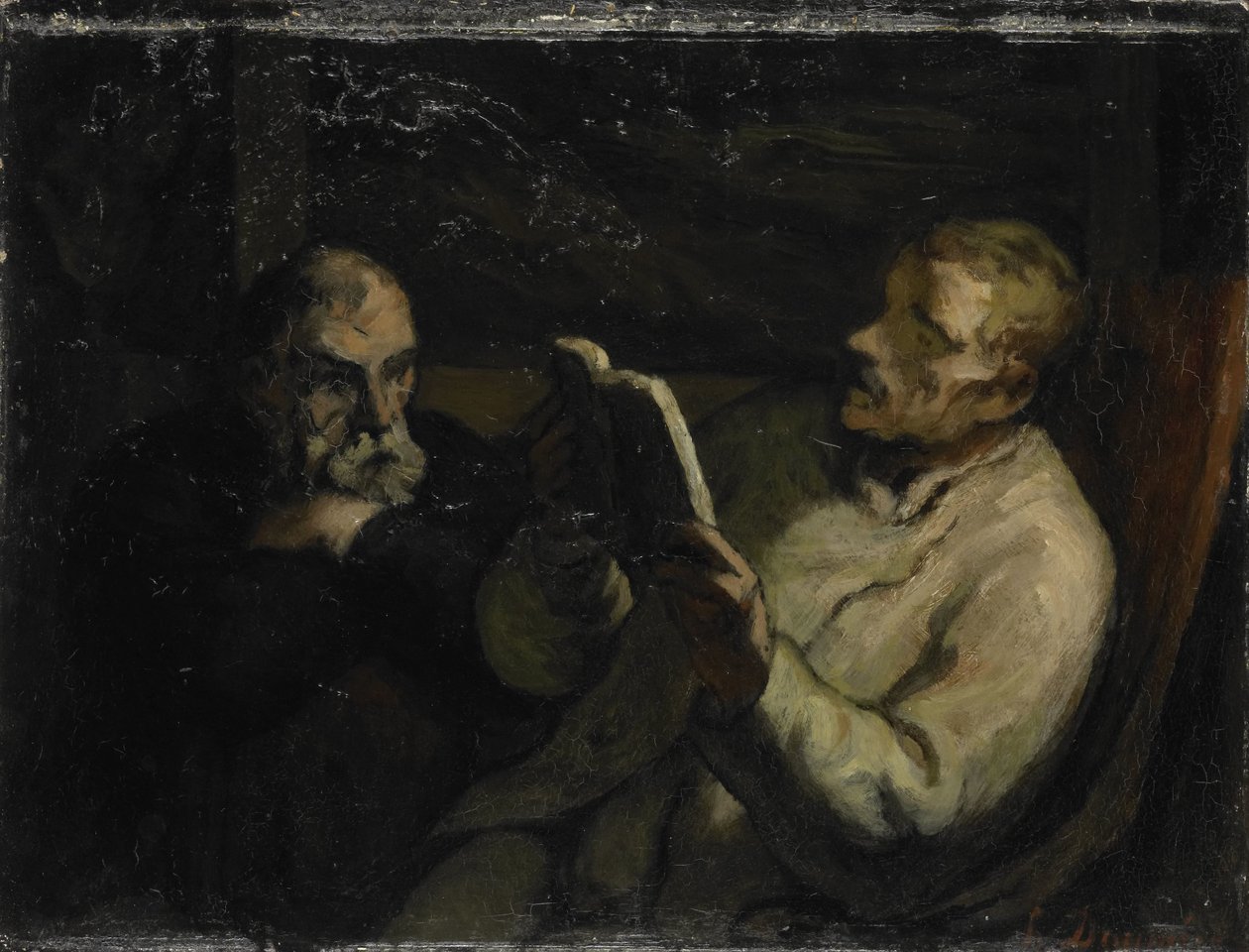Læsningen af Honoré Daumier