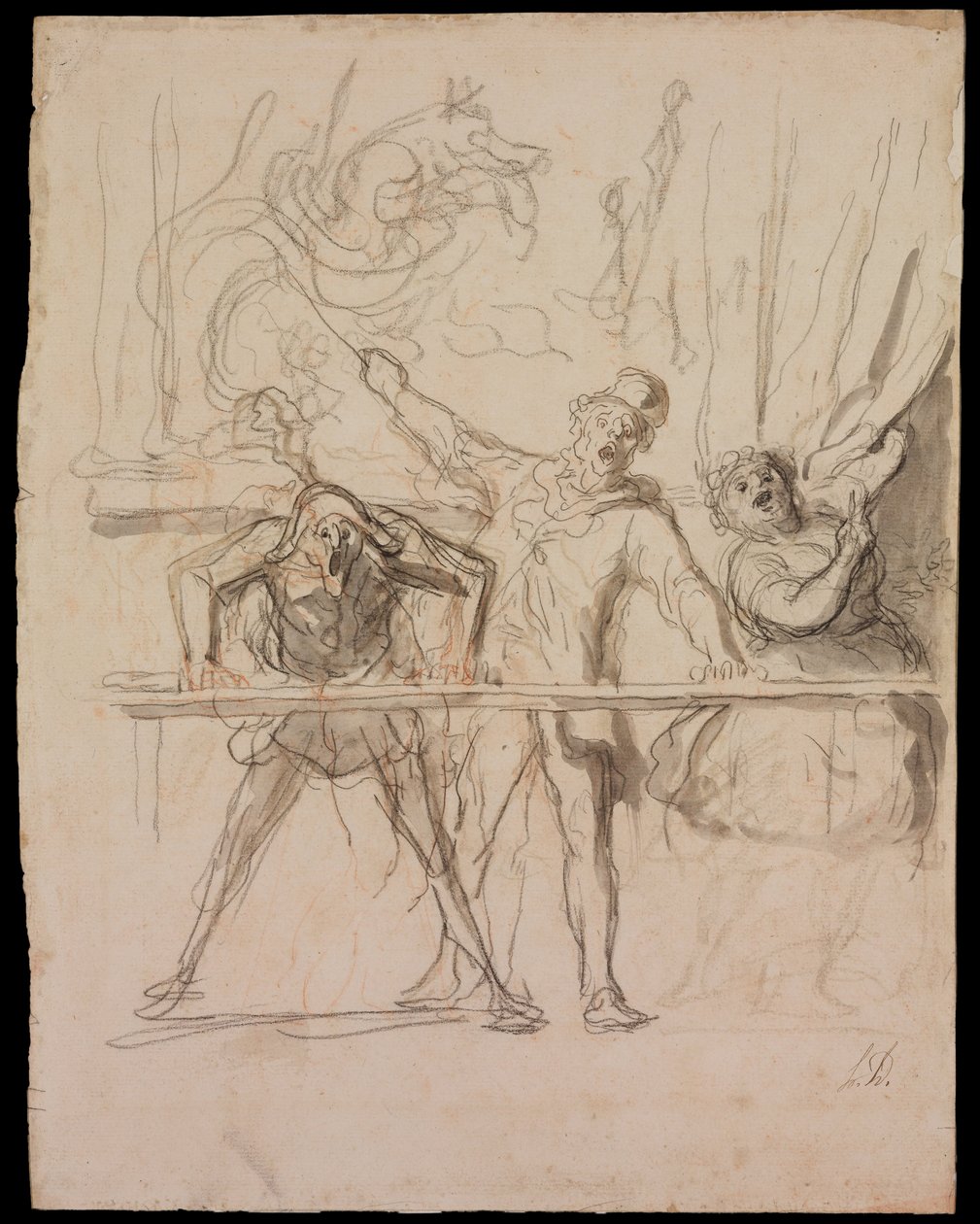 Sideshowet af Honoré Daumier