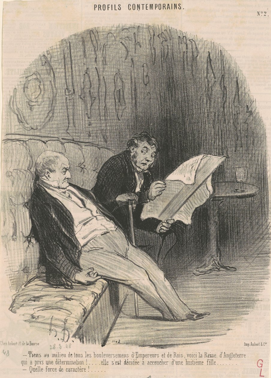 Stå midt i...omvæltninger... af Honoré Daumier