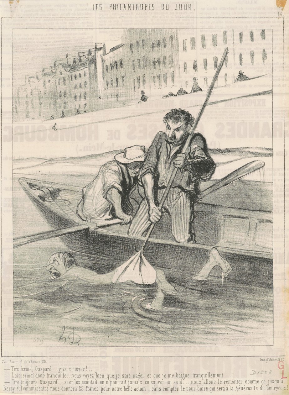 Træk op, Gaspard... der bliver neyer... af Honoré Daumier