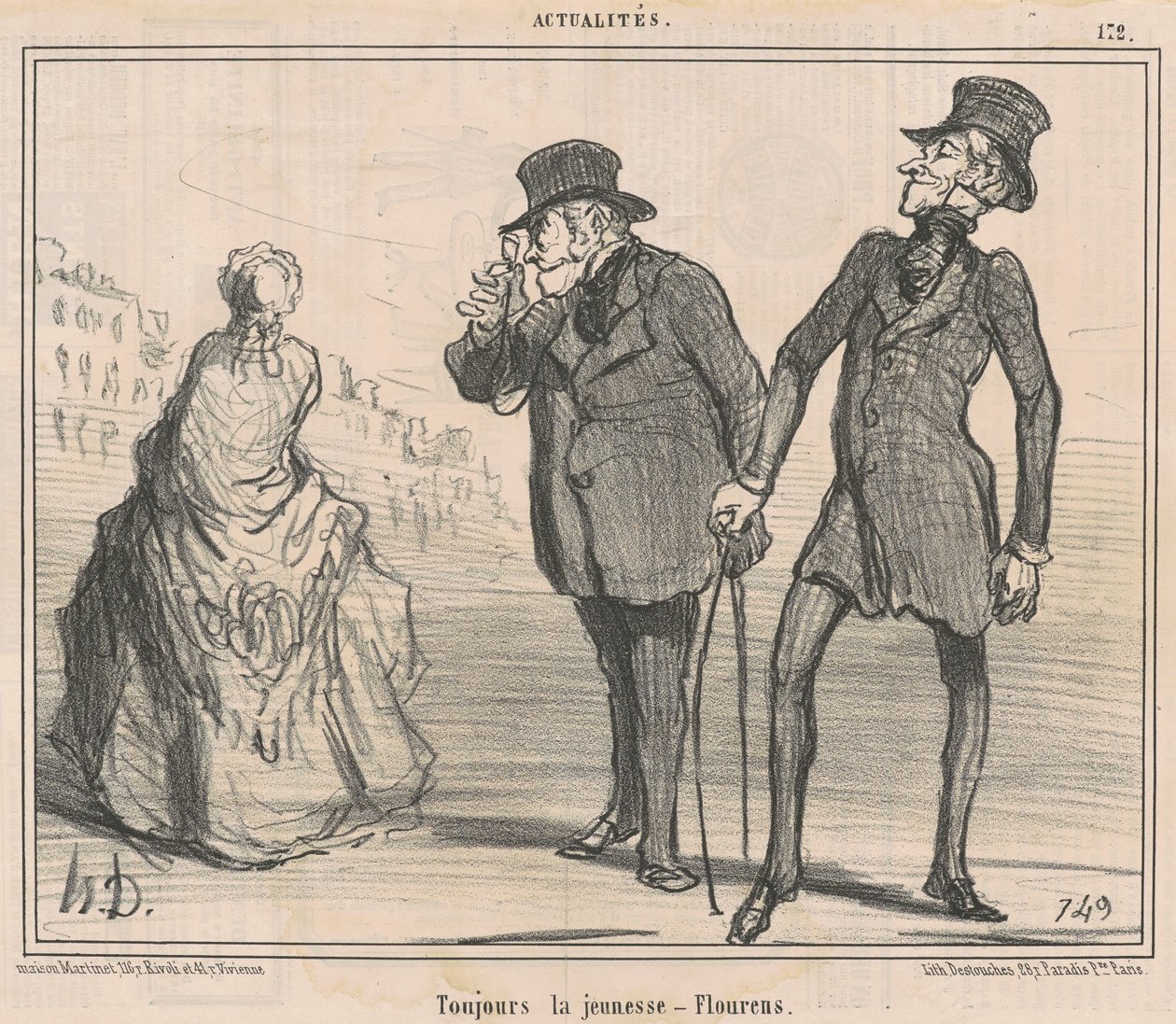 Altid heunesse-florene af Honoré Daumier