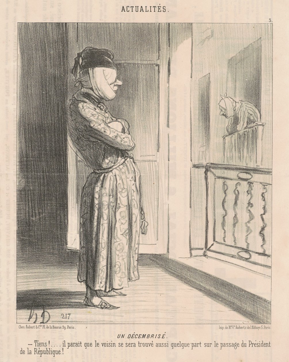 A Decembred af Honoré Daumier