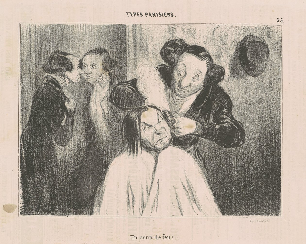 Et skud! af Honoré Daumier