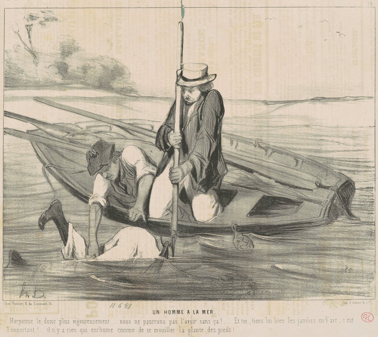 En mand af havet af Honoré Daumier