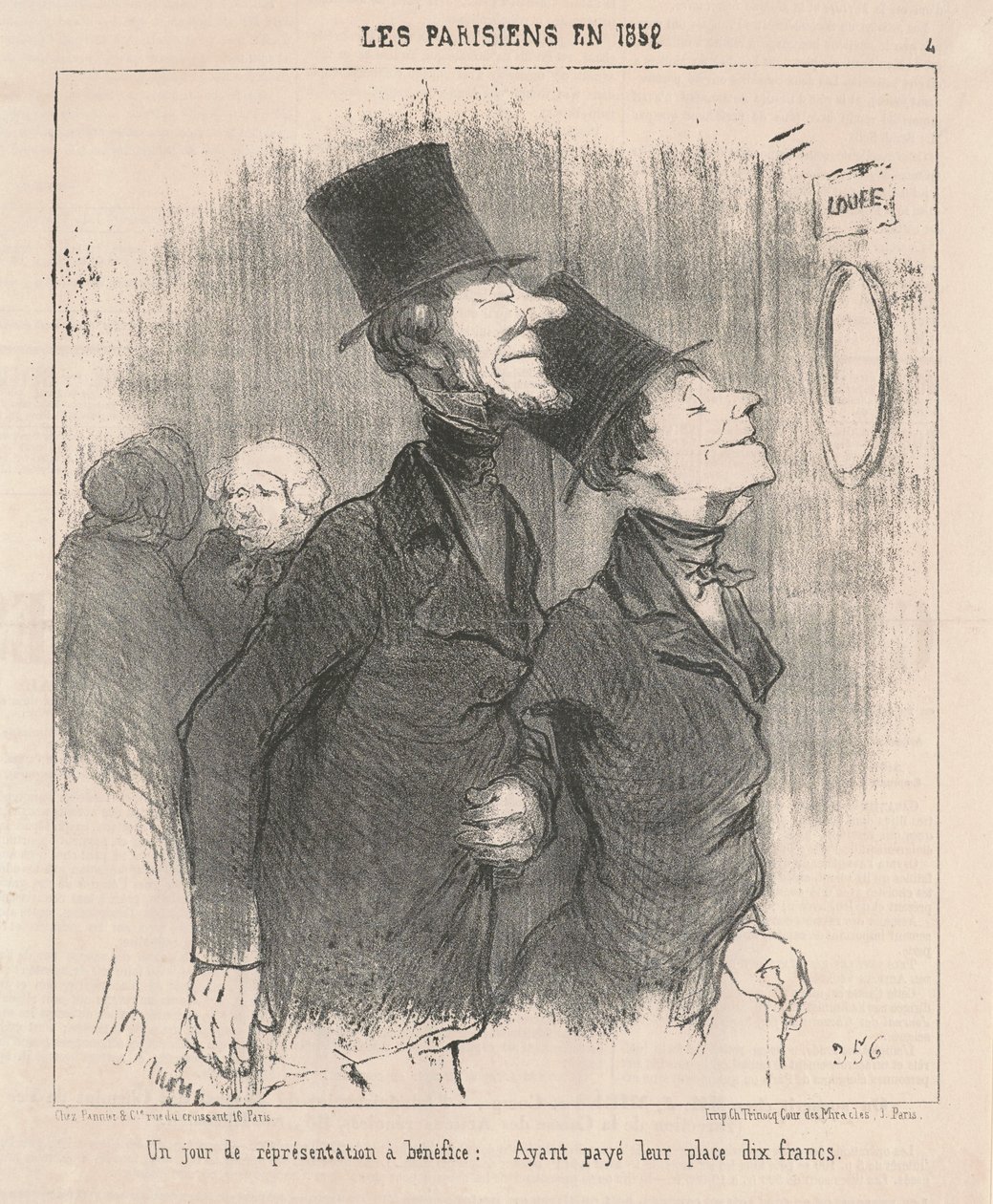 En dags fordelsydelse af Honoré Daumier