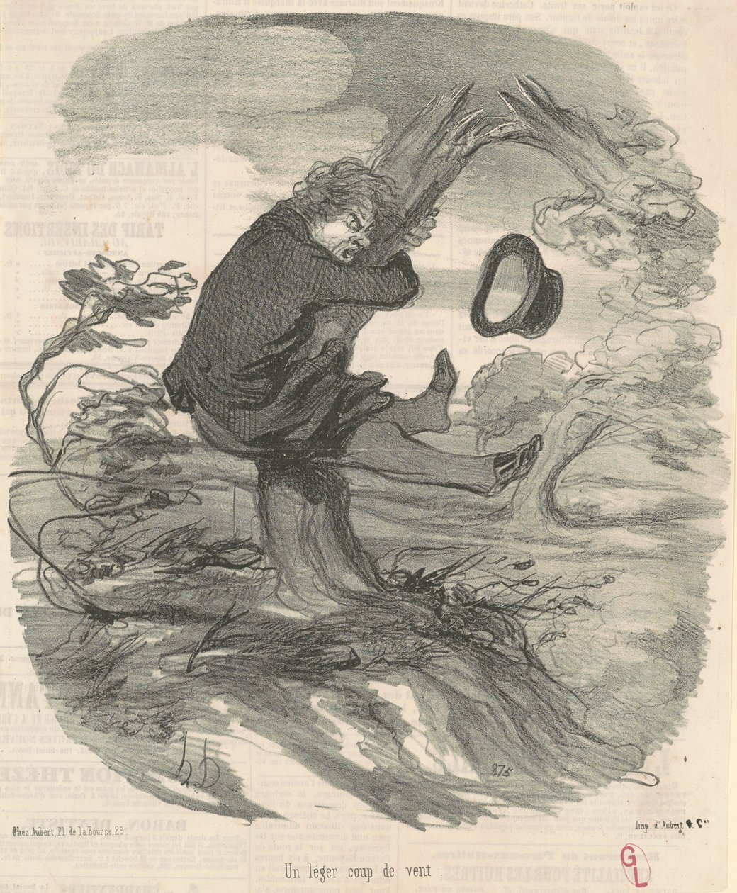 Et let vindstød af Honoré Daumier