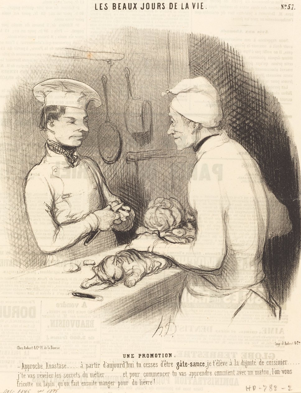 En forfremmelse af Honoré Daumier