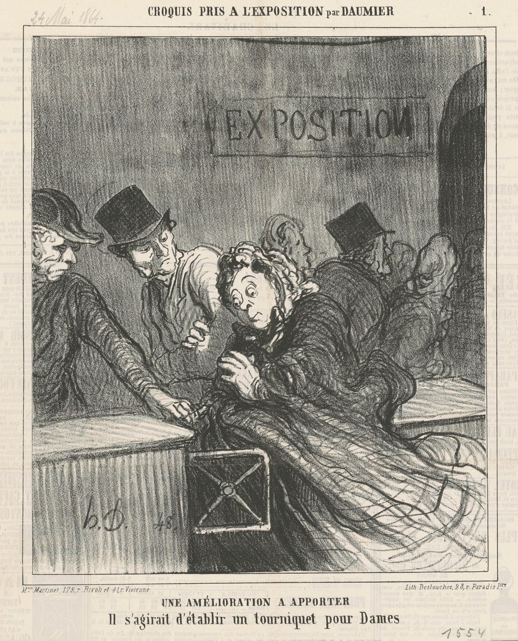 En forbedring der skal laves af Honoré Daumier