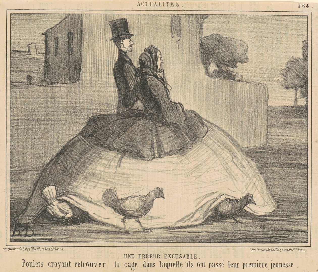 En undskyldelig fejl af Honoré Daumier