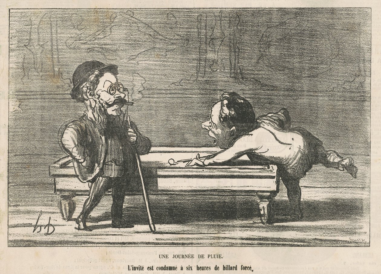 En regnvejrsdag af Honoré Daumier