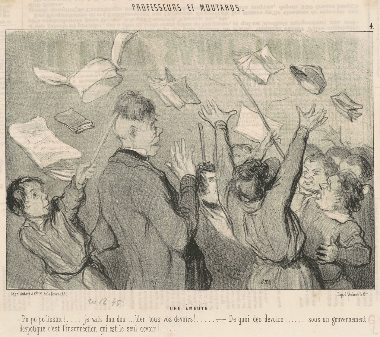 Optøjer af Honoré Daumier