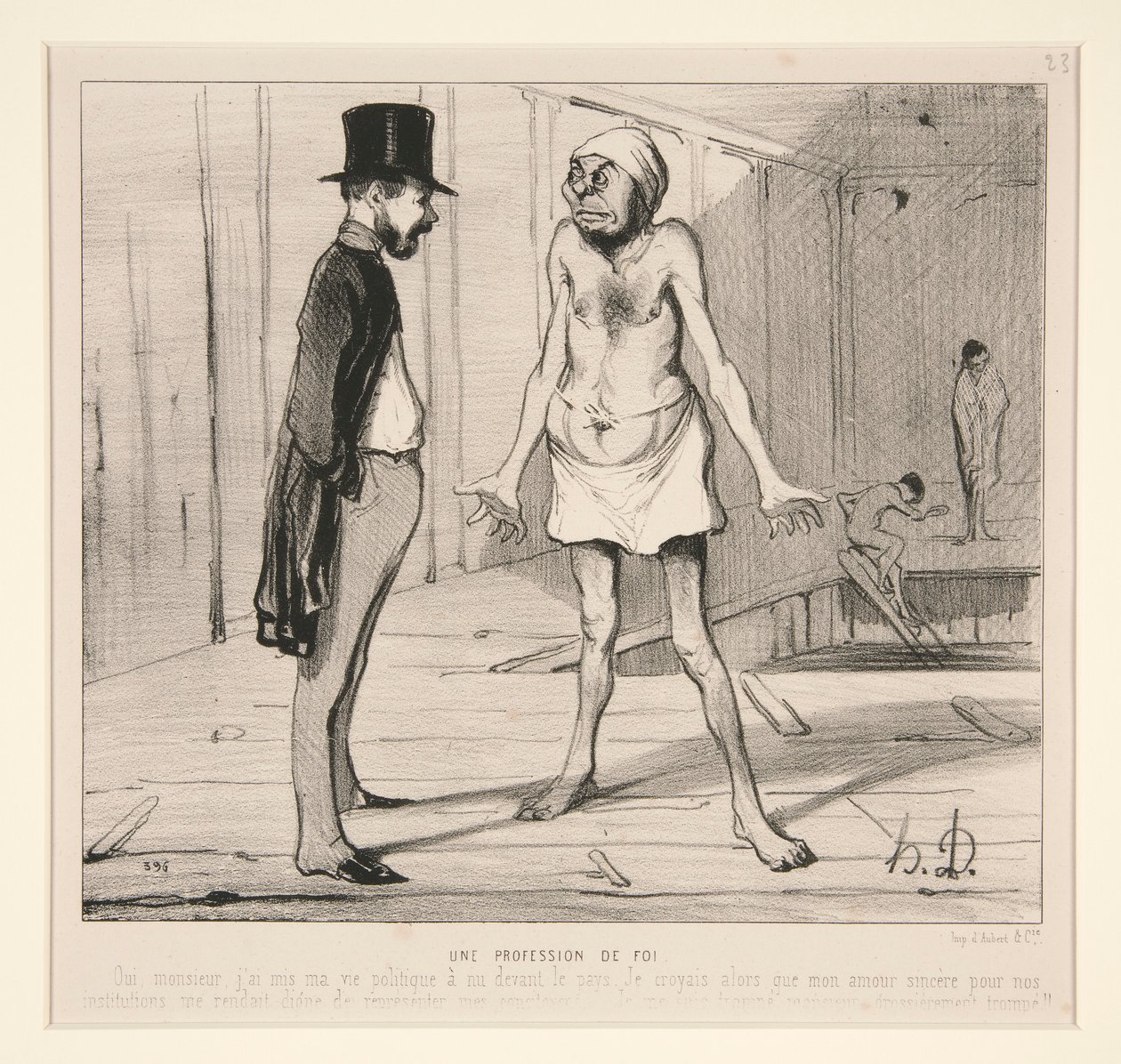 En trosbekendelse af Honoré Daumier