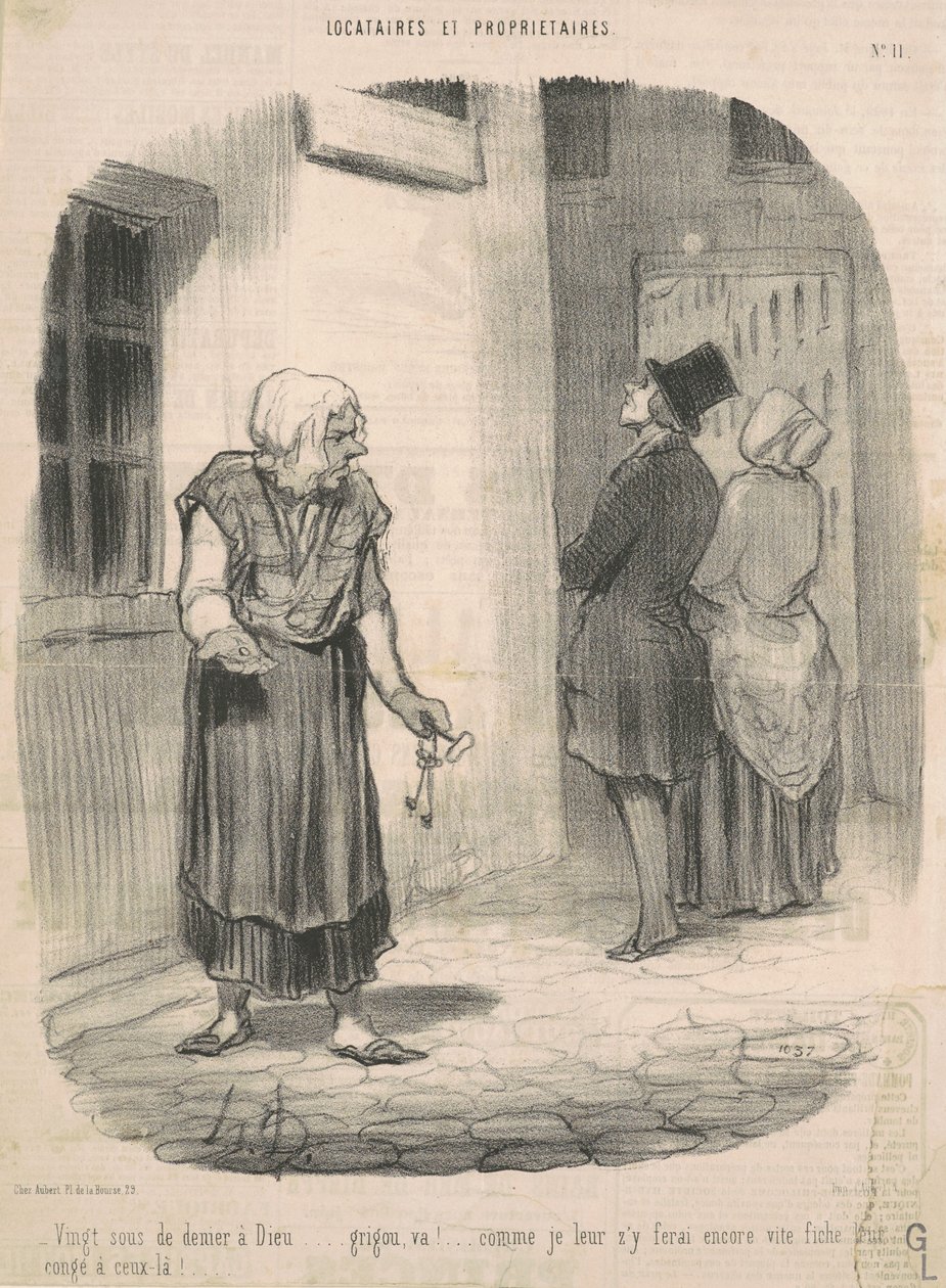 Tyve øre til Gud... af Honoré Daumier