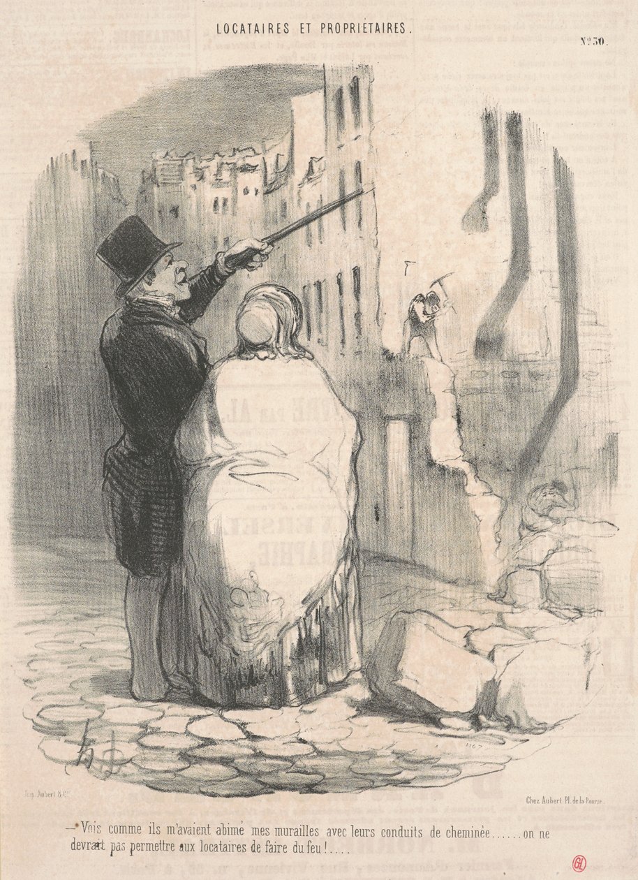 Se hvordan de havde beskadiget... af Honoré Daumier