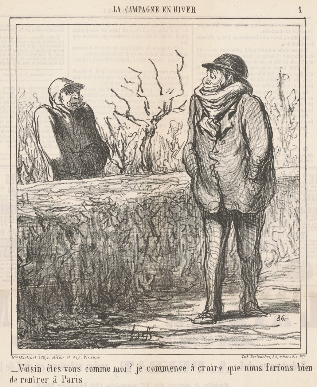 Nabo, er du ligesom mig? ... af Honoré Daumier
