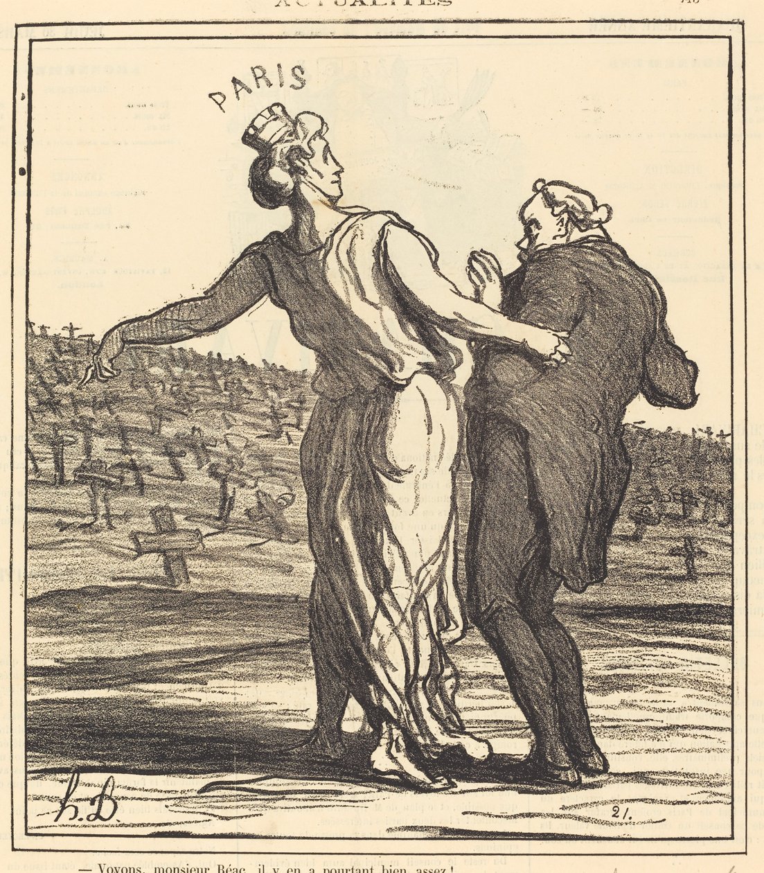 Lad os se, hr. Réac... af Honoré Daumier