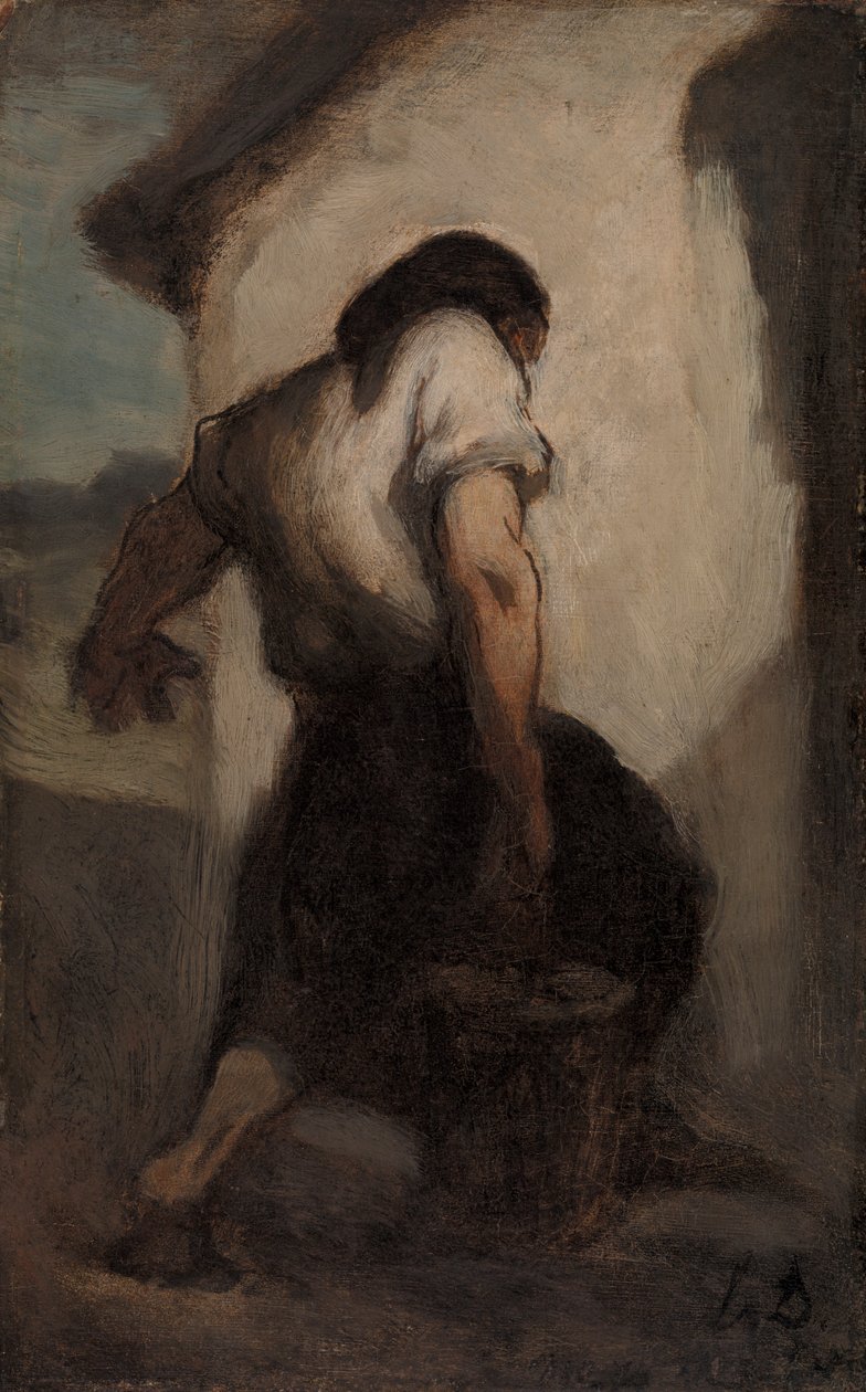 Vandbærer af Honoré Daumier