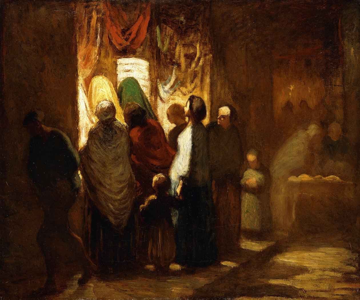 Vinduesindkøb af Honoré Daumier
