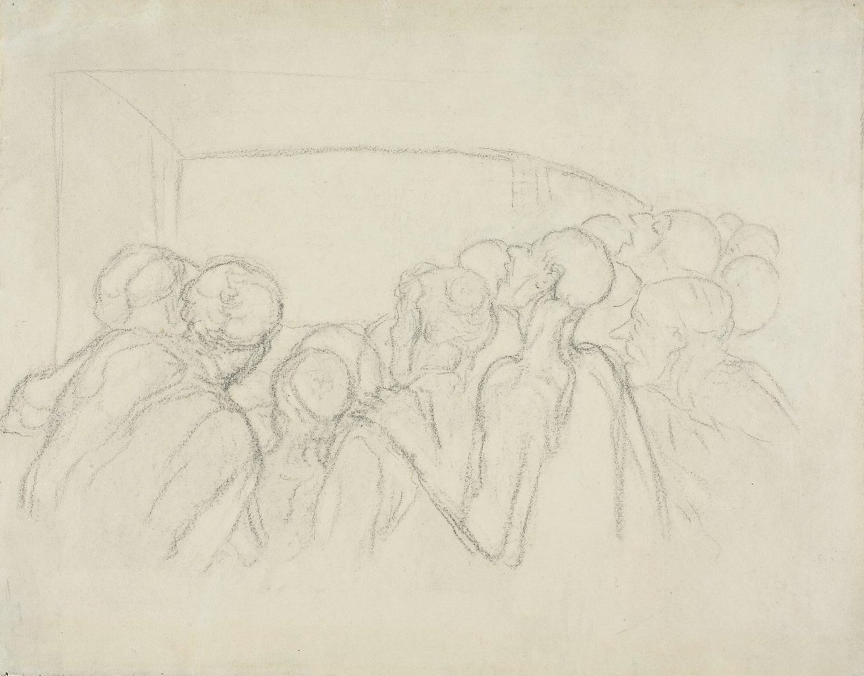 Tilskuerne af Honoré Victorin Daumier
