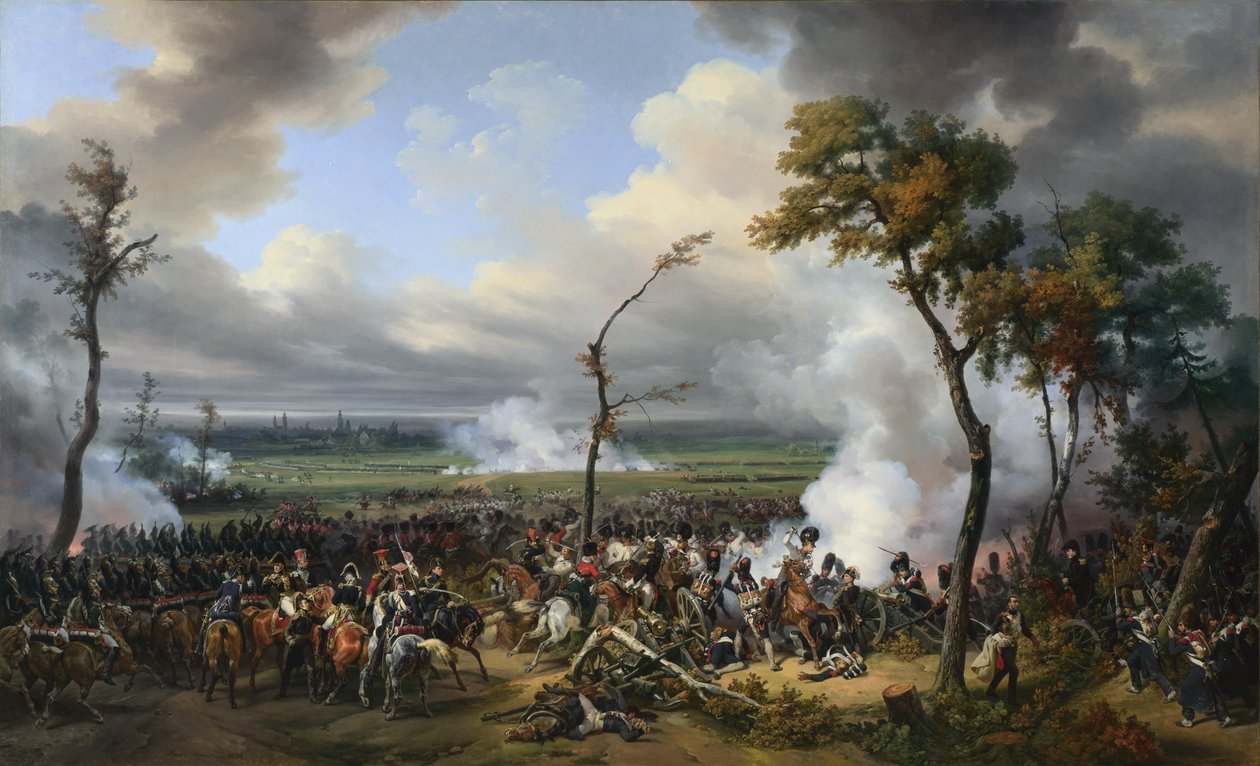 Slaget ved Hanau af Emile Jean Horace Vernet