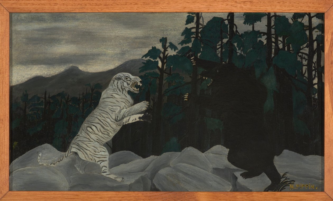Den blå tiger af Horace Pippin