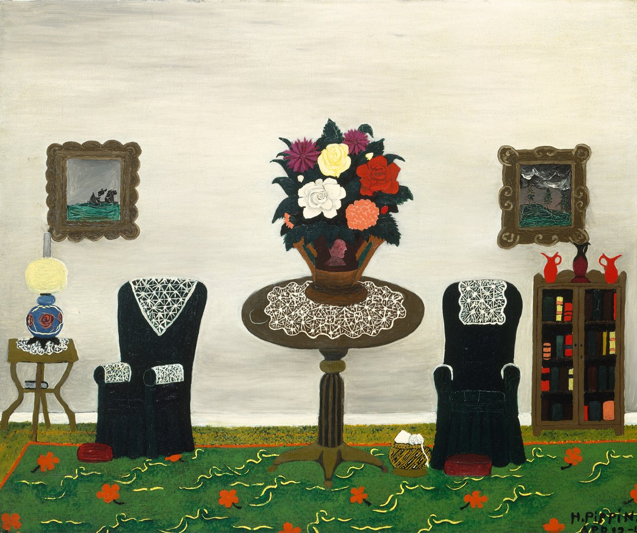 Victoriansk interiør II af Horace Pippin