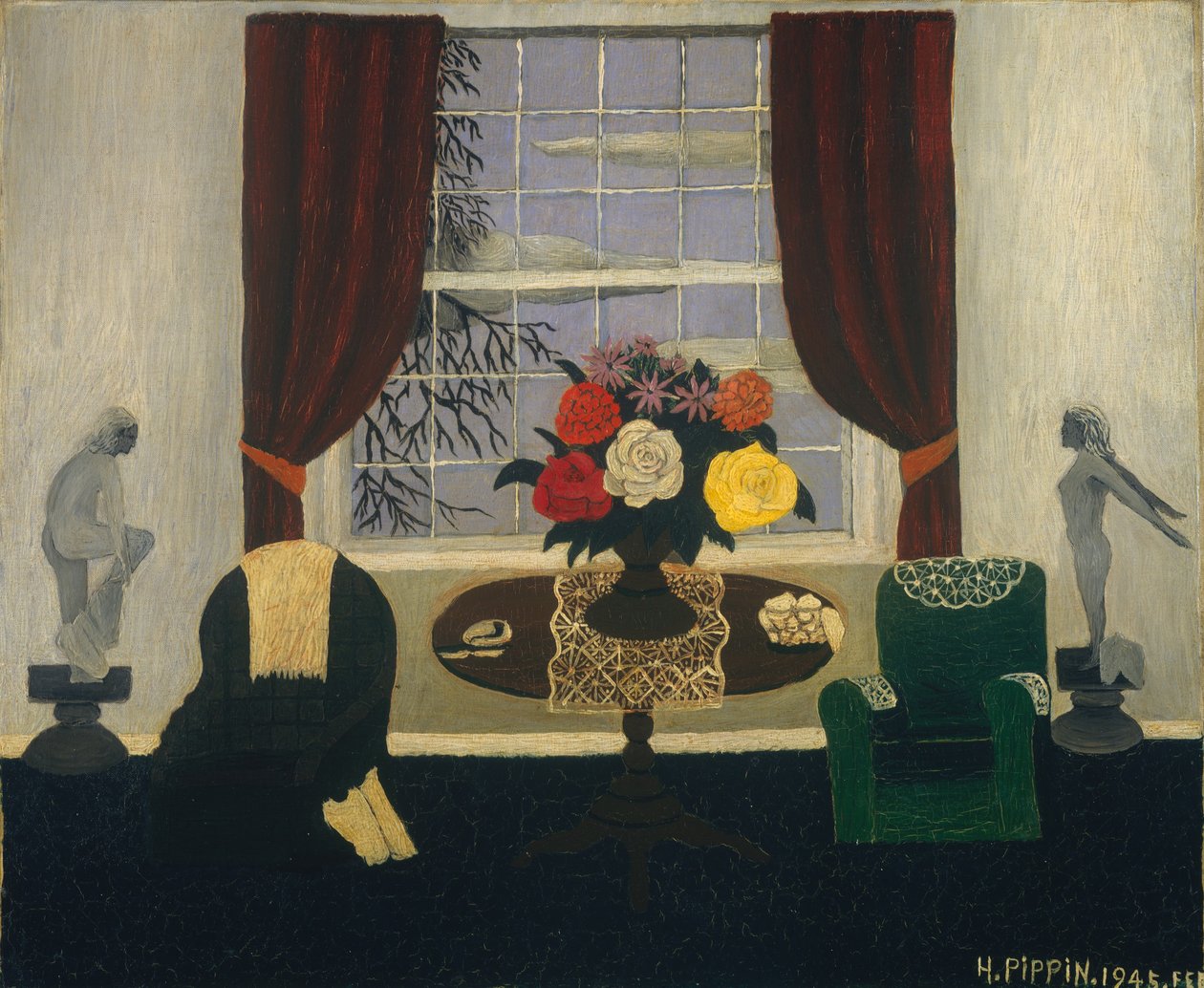 Victoriansk interiør I af Horace Pippin
