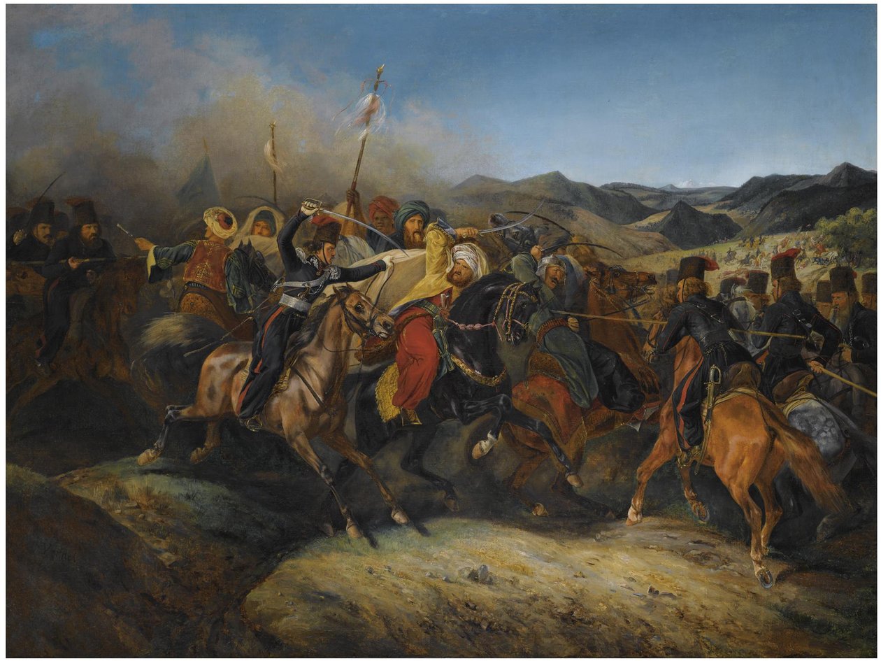En scene fra den russisk-tyrkiske krig af Horace, Vernet