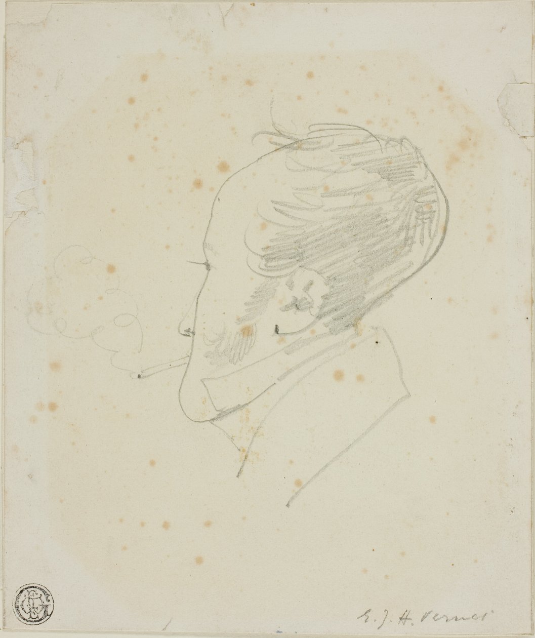 Selvportræt af Horace Vernet