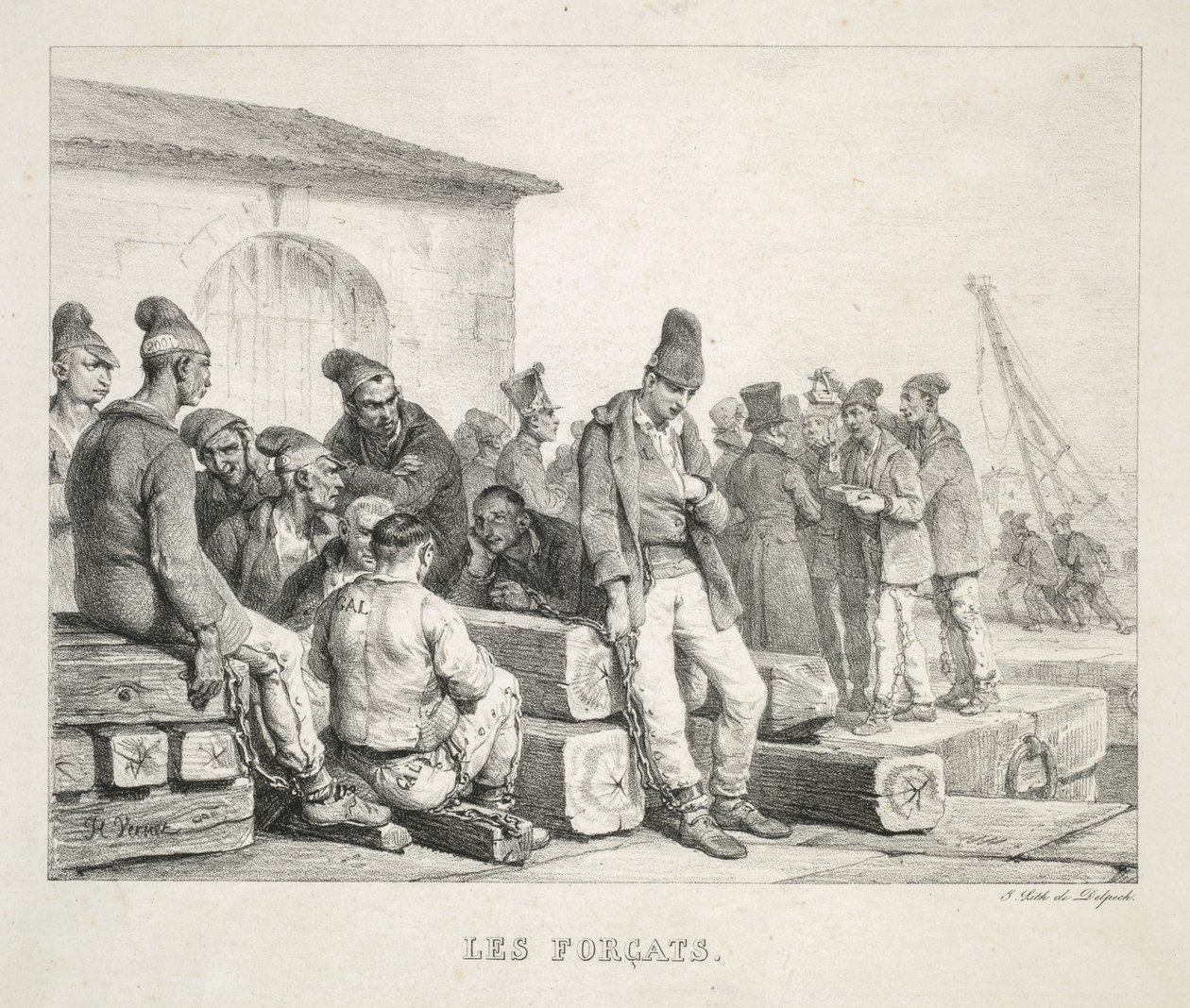 De indsatte af Horace Vernet