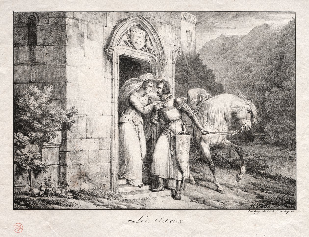 Afskedene af Emile Jean Horace Vernet