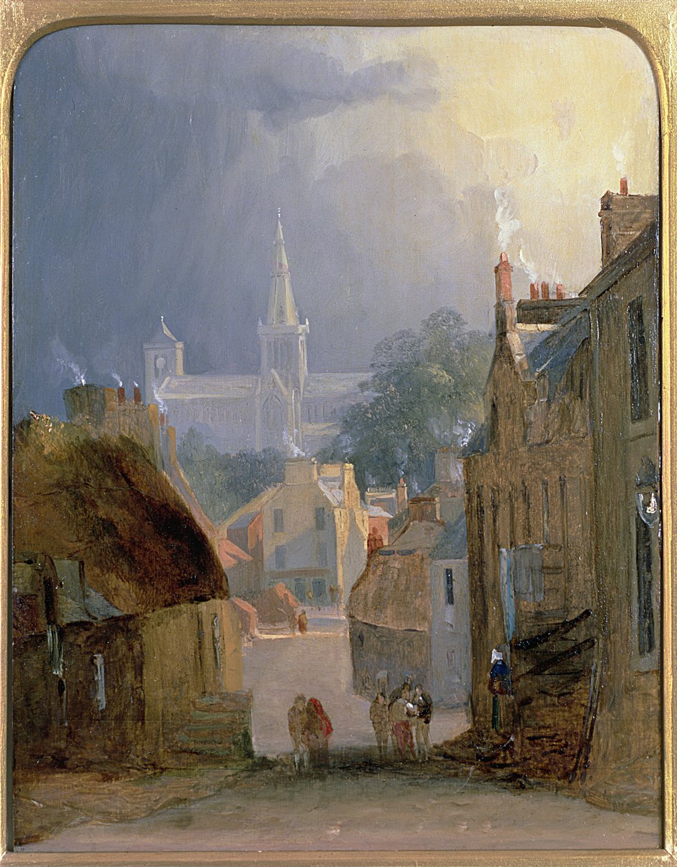 Old Glasgow, 1840 af Horatio McCulloch