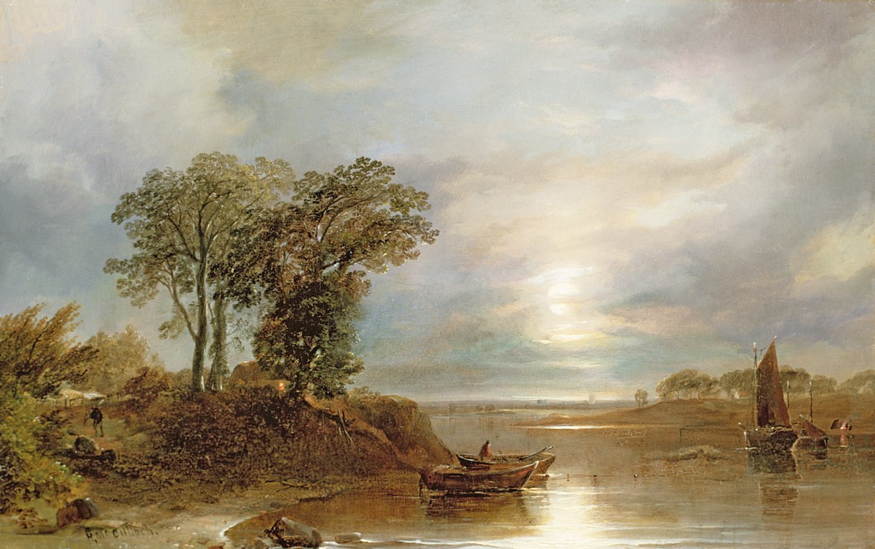 Laksegarn af Horatio McCulloch