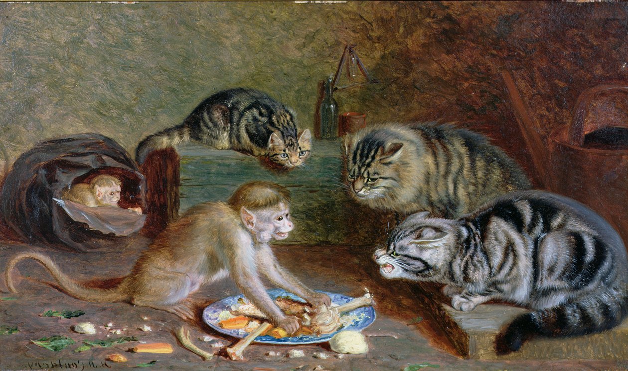 Monopol (olie på panel) af Horatio Henry Couldery