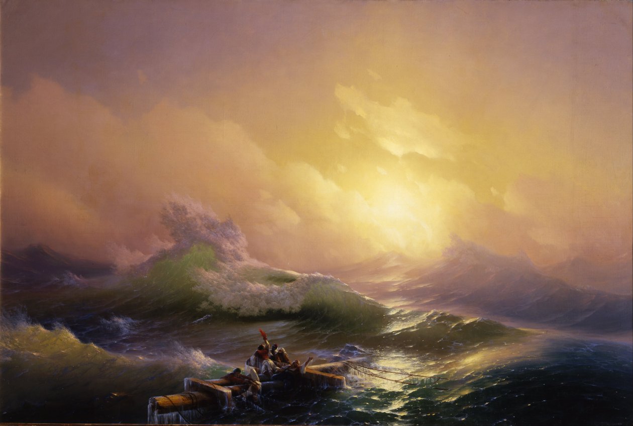 Den niende bølge af Hovhannes Aivazovsky