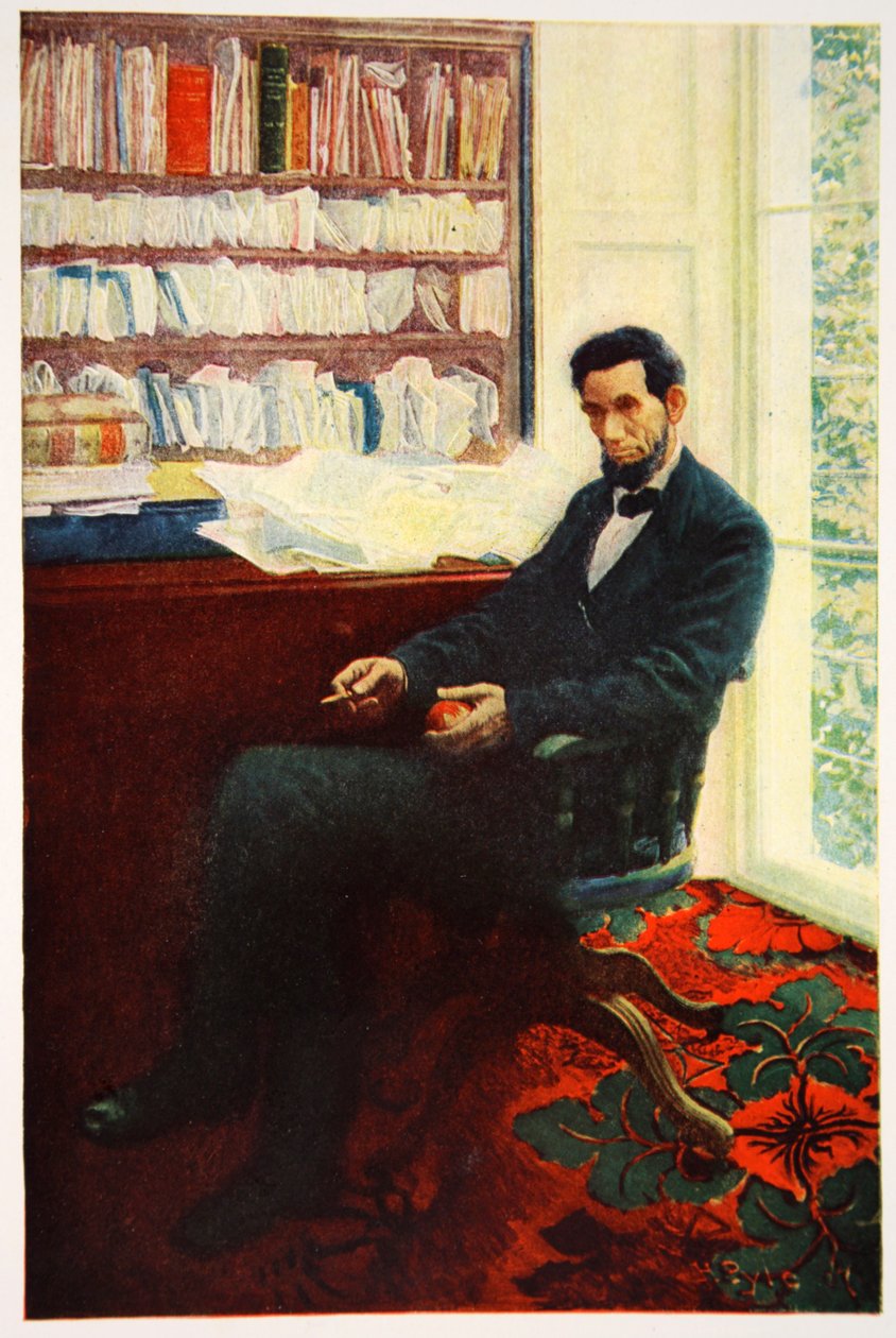 Portræt af Abraham Lincoln af Howard Pyle