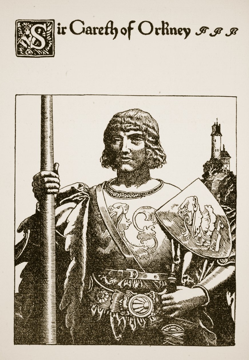Sir Gareth af Orkney, illustration fra 